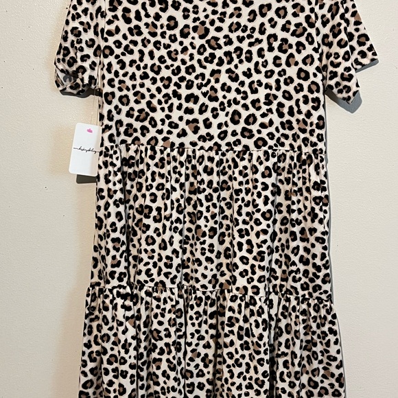 NWT Alice Leopard Baby Doll MIDI Dress by Oddi Size Small - Picture 5 of 8